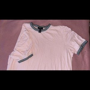 Pink Checkered T